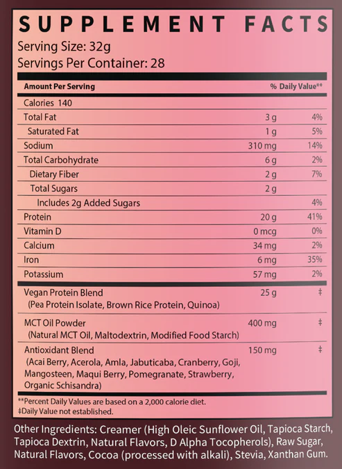 Vegan Protein Powder - Chocolate - Image 4